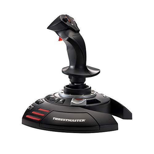 Thrustmaster T-Flight Stick X USB Ergonomic Flight Sim Joystick - PC | Plug and play, adjustable resistance, twist rudder, detachable throttle, 12 programmable buttons, weighted base, presets - style: PC (Stick Only)