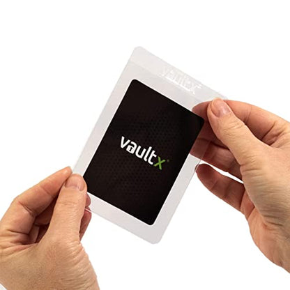 Vault X (400 Pack) - 200 Semi-Rigid & 200 Penny Sleeves - Rigid Card Holders + Soft Penny Sleeves for Trading Cards