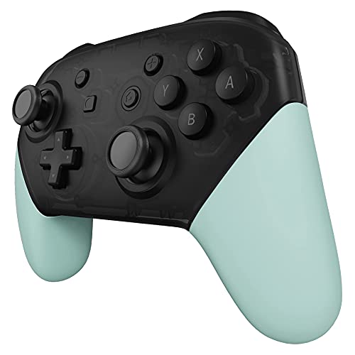 eXtremeRate Light Cyan Replacement Handle Grips for Nintendo Switch Pro Controller, DIY Custom Hand Grip Shell for Nintendo Switch Pro Controller - Controller NOT Included - color: Light Cyan