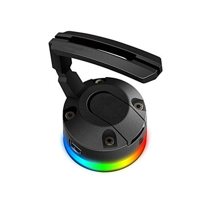 TWW Mouse Bungee, Aluminium Alloy Gaming Mouse Cable Cord Management System, Flexible Mouse Cable Holder Fixer for Esports Gaming