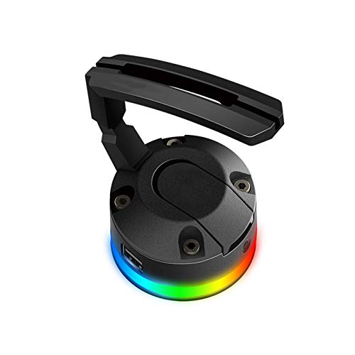 TWW Mouse Bungee, Aluminium Alloy Gaming Mouse Cable Cord Management System, Flexible Mouse Cable Holder Fixer for Esports Gaming