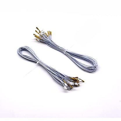 Arcity 20 Pcs Arcade Wires Harness Cable for Zero Delay USB Encoder PCB With 0.110" 2.8mm Terminals 15.74inch Compatible With LED & Sanwa Style Buttons New - color: 0.110 inch(2.8mm)-L:15.74in
