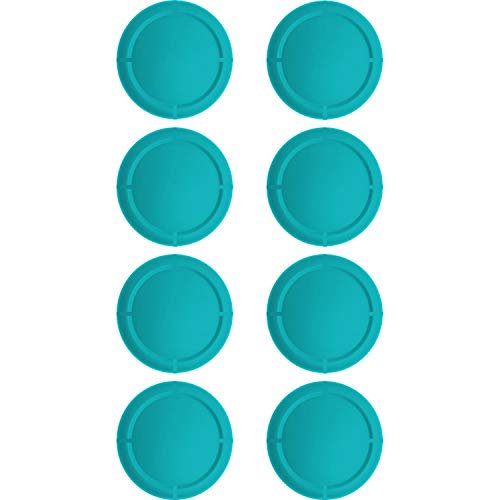 Ferkurn Joystick Replacement Cap Thumb Grip for Switch OLED & Switch Lite, Joystick Grip Button Stick Cover 3D Analog Cap Skin Replacement Part Repair Kit Accessories, 8 PCS - color: Green