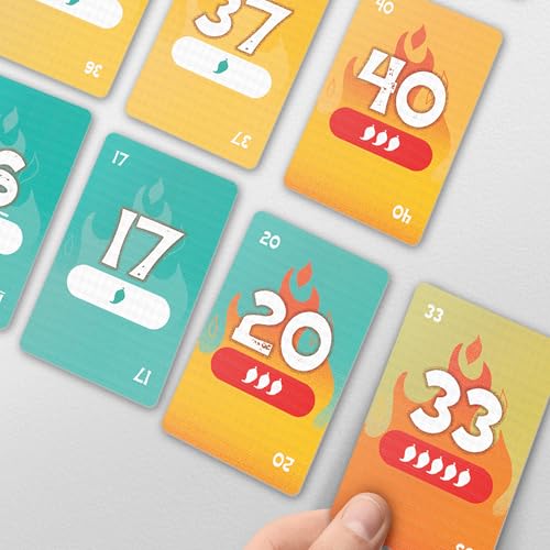 Beat The Heat Game | Family Party Card Game for Kids and Adults | Ages 8+ | 2 to 10 Players | 20 Mins. | Easy to Learn Strategy Card Games for Groups