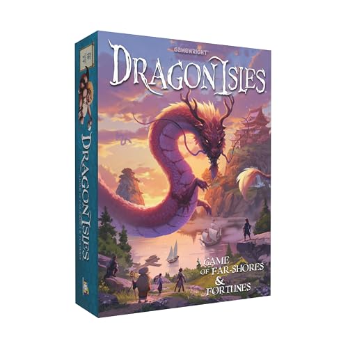 DragonIsles – Fantasy Adventure Family Board Game for 2-5 Players, Ages 10+ – A Journey of Far-Shores and Fortunes!