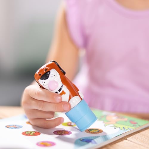 Melissa & Doug Sticker Wow!™ Dog Bundle: Sticker Stamper, 24-Page Activity Pad, 600 Total Stickers, Arts and Crafts Fidget Toy Collectible Character - style: Dog