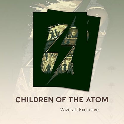 Children of the Atom - MTG Card Sleeves, 104ct, Standard Size, Smooth | Perfect for Double Sleeving, Smudge Resistant Matte Back, Standard 66x92mm - Compatible with Magic The Gathering & TCG Cards - color: Children of the Atom, size: Smooth