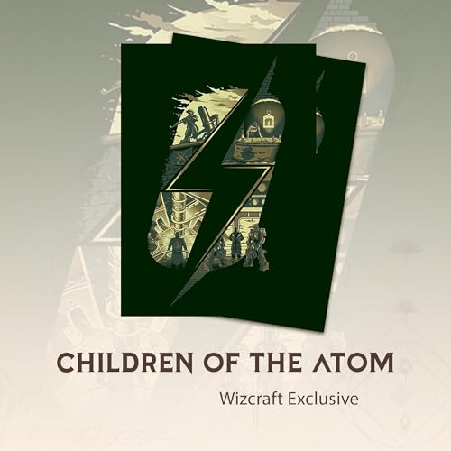 Children of the Atom - MTG Card Sleeves, 104ct, Standard Size, Smooth | Perfect for Double Sleeving, Smudge Resistant Matte Back, Standard 66x92mm - Compatible with Magic The Gathering & TCG Cards - color: Children of the Atom, size: Smooth