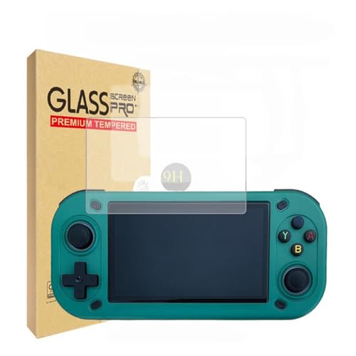 Game Console R43S Screen Tempered Glass Film 9H Anti Scratch Anti Impact Protective Cover, Handheld Game Console R43S Monitor Protector.
