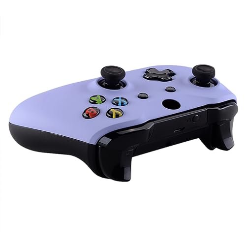 eXtremeRate Replacement Front Housing Shell for Xbox One S/X Controller, Light Violet Custom Kit Faceplate Cover Case for Xbox Wireless Controller (Model 1708) - Controller NOT Included - color: Light Violet