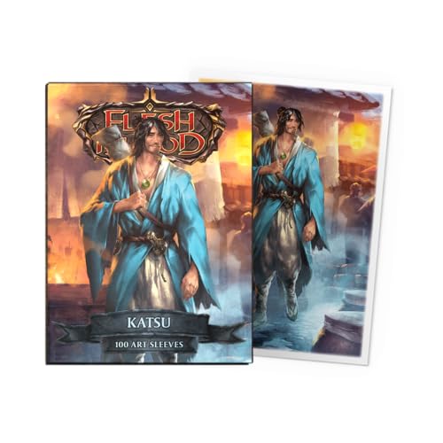 Dragon Shield | Flesh & Blood Art Sleeves | 100 CT - Smooth & Tough Premium TCG Sleeves | Compatible with Pokemon, One Piece & Magic the Gathering | Katsu - color: Katsu