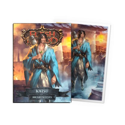 Dragon Shield | Flesh & Blood Art Sleeves | 100 CT - Smooth & Tough Premium TCG Sleeves | Compatible with Pokemon, One Piece & Magic the Gathering | Katsu - color: Katsu