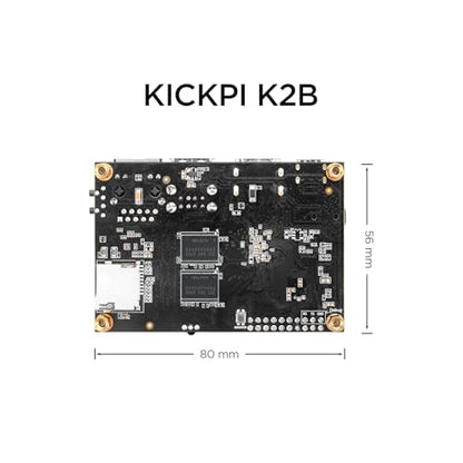 K2B Single Board Computer, Allwinner H618 Quad Core 64 Bit Development Board Up to 1.5GHz 4G LPDDR4 32G eMMC Run Android 12.0/Ubuntu 2204 - size: 4G and 32G