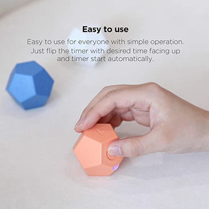 mooas Dodecagon Time Ball Rechargeable Mini Timer (Blue) - color: Blue