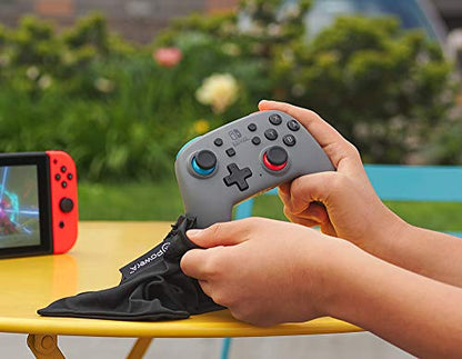 PowerA Nano Enhanced Wireless Controller for Nintendo Switch - Grey-Neon - color: Gray