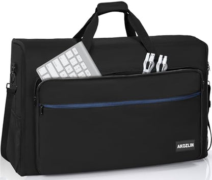 AKOZLIN LCD Screens/TVs Transport Tote Bag for 27" - 32" Displays Padded Monitor Carrying Travel Case (NOT FOR IMAC) With Shoulder Strap Accessories Pocket - size: For 27"- 32" Screen