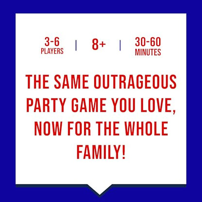 Never Have I Ever | Hilarious Family Card Game with Fun Questions & Crazy Stories | Perfect for Kids, Teens & Adults | Great for Game Nights & Parties | Includes “I Have” & “I Have Never” Paddles! - color: Family Edition