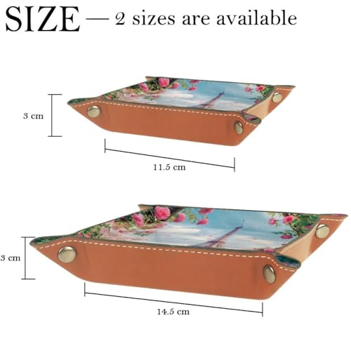 Pink Roses Eiffel Tower Dice Tray Dice Rolling Tray Folding Dice Holder for Dice Games, Like RPG, DND and Other Table Games - color: Multi 6