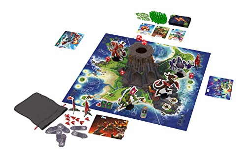 IELLO: King of Monster Island - Strategy Board Game, Sequel of The King of Line, Family, Play Cooperatively, Ages 10+, 1-5 Players, 60 Minutes - style: Monster Island