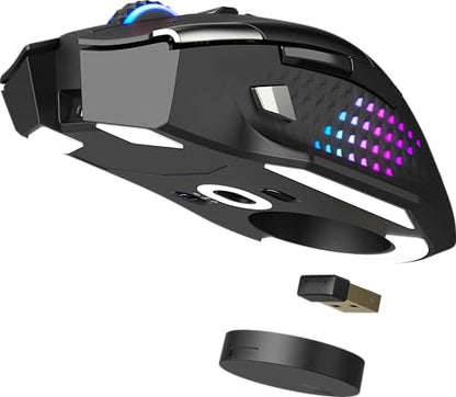 msi Versa PRO W Gaming Mouse, 26000 DPI, 70M+ Clicks, OMRON Optical Micro Switch, Optical Sensor, Ergonomic Ambitextrous Hand Design, RGB Light