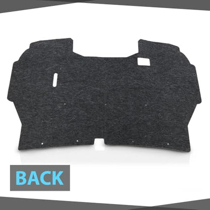 PIT66 Under Hood Insulation Pad Fit Ford F150 Truck 1992-1996 | Fit Ford F250 F350 1992-1997 w/Clips - style: 1992-1996 Ford F150