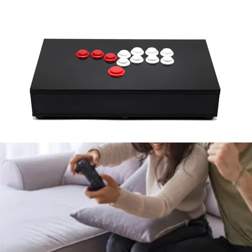 Metal Shell Arcade Joystick Fight Stick Controller For PC Gaming Accessories Game Handle Gift For Friend Gamepad Black Arcade USB