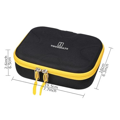 Tourmate Travel Carrying Case for Dremel 290-02 120-Volt Engraver Rotary Tool - Hard Storage Case for NEIKO Engraver Rotary Tool(ONLY CASE) (Black & Yellow) - color: Black & Yellow