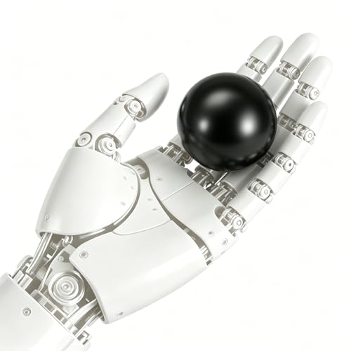 2Pcs Black Arcade Joystick Ball Top 35mm M6 Thread Replacement Joystick Knob for DIY Fight Stick, Home Arcade, Commercial Gaming Machine – PS & ABS Material 30g (Black) - color: Black