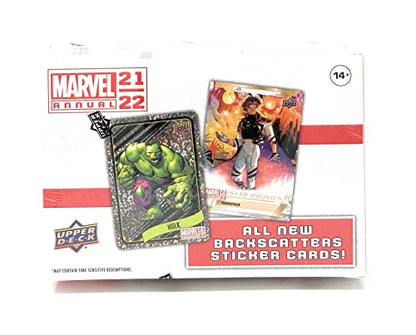 UPPER D.E.C.K Marvel Annual 2021-22 Trading Card BLASTER Box [6 Packs]