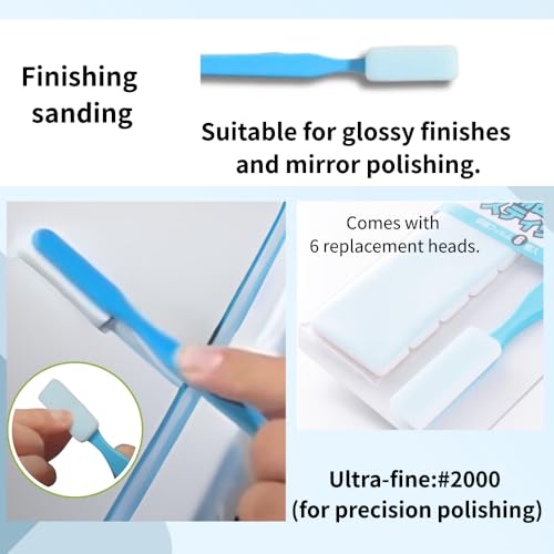 Tamiya Tool Set 74104 & 74111 + FS #2000 Sanding Stick | File Set, Craft Saw & Fine Sandpaper Kit | Precision Hobby Tools for Plastic Models & Miniatures
