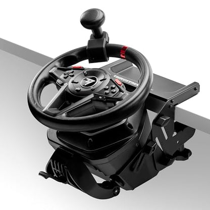Thrustmaster T128 SimTask Sim Wheel Pack for Truck & Farming - PS5 & PC | Force-feedback base, T2PM pedals, steering kit, 900-degree rotation, metal flat-mount clamp, 3-axis height adjustment - style: T128P & Steering Kit Bundle