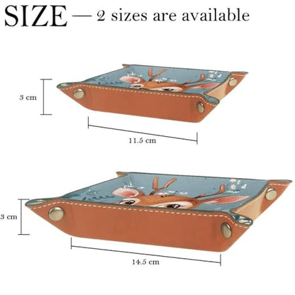 Deer Floral Dice Tray Dice Rolling Tray Folding Dice Holder for Dice Games, Like RPG, DND and Other Table Games - color: Multi 4