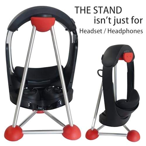 Headphone Stand, Desktop Headset Holder, Desk Earphone Stand, Gaming Headsets, for SteelSeries/Logitech/HyperX/Sony/Beats/Sennheiser/Anker/Xbox, and All Headphones. (red) - color: red