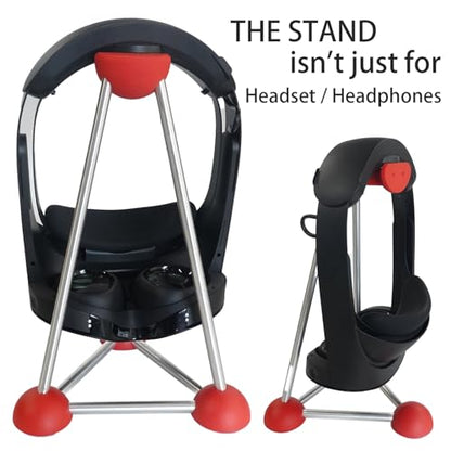 Headphone Stand, Desktop Headset Holder, Desk Earphone Stand, Gaming Headsets, for SteelSeries/Logitech/HyperX/Sony/Beats/Sennheiser/Anker/Xbox, and All Headphones. (red) - color: red