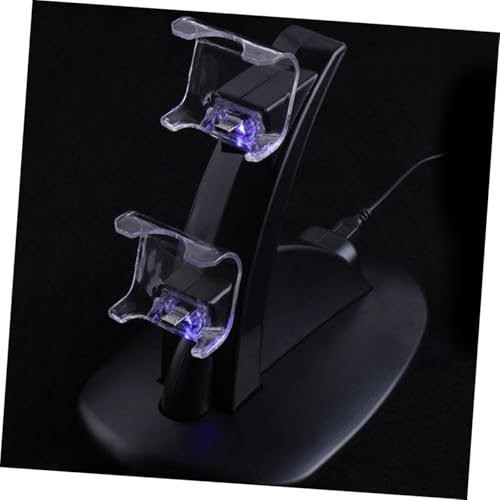 Controller Charger Charging Station Dual USB Charging Dock for Pro Slim Controllers with Led Indicator for Gamepad Storage
