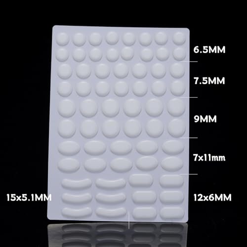 Universal Dot Mouse Skates 64Pcs - PTFE Feet Compatible with Logitech Superlight 2 G502 G305 Razer DeathAdder Viper V3 Pro Control Gray - color: Control Gray
