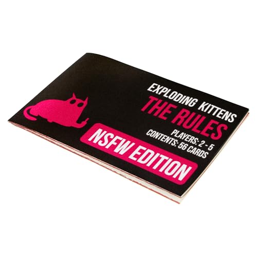 Exploding Kittens NSFW Edition, 2-5 Players, Ages 17+, Fast Pace Card Game - style: NSFW Edition