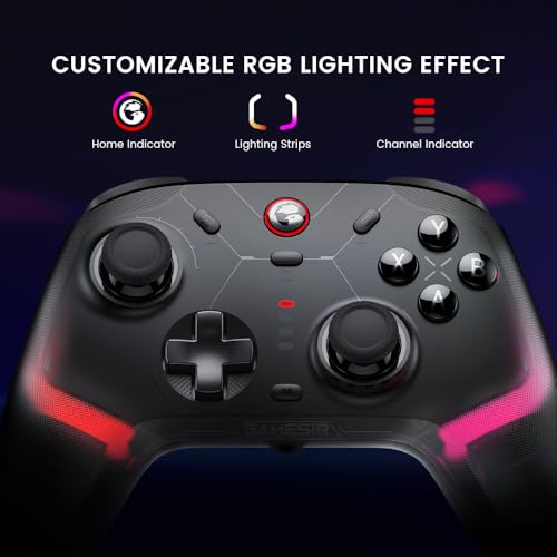GameSir Cyclone 2 Wireless PC Controller — 1000Hz Polling Rate, TMR Joysticks, Hall Effect & Micro 2-in-1 Triggers, PC Gaming Controller for PC/Android/Switch/Switch 2 with Charging Dock(White) - color: White