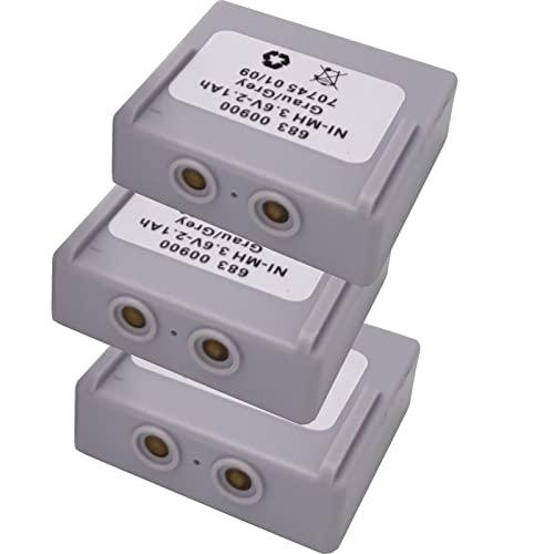 3Pcs Ni-Mh 683 00900 Battery 2100mAh 3.6V Rechargeable Battery for HETRONIC Remote Control Battery 68300900