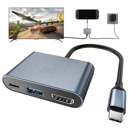 Switch 2 Dock,Portable USB C Docking Station with 4K@60Hz~120Hz HDR/PD Max100W/USB Port,Aluminum Alloy Travel TV Dock for Switch/Steam Deck/ROG Xbox Ally X/Legion Go 1/2/S - size: Normal Model
