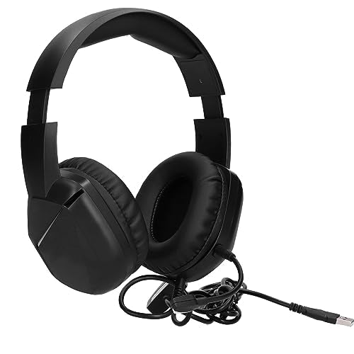 Wired Stereo Gaming Headset with Detachable Microphone for PCs Laptops and Game Consoles Comfortable Design (Without 3.5mm Plug) - size: Without 3.5mm plug