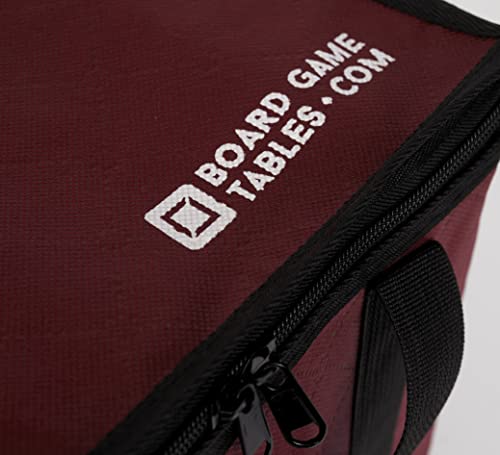 Allplay Lightweight Board Game Bag, Red | Dual Layer Non-Woven Fabric, Carrying Handle, Zippered Lid, Water Resistant - color: Red