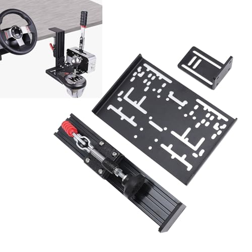PC USB Simulator Shifter Clamp, Racing Shifter Handbrake Kit for G Driving Force Universal Mount with Quick Release Clamp