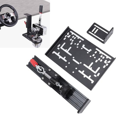PC USB Simulator Shifter Clamp, Racing Shifter Handbrake Kit for G Driving Force Universal Mount with Quick Release Clamp