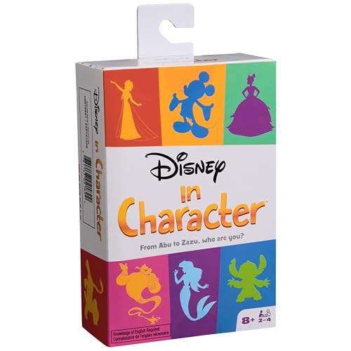 Spin Master Games Disney in Character Guessing Family Game | Act Out & Guess Disney Characters, Encourages Creative Thinking STEM Skills, Family Game Night, For 2-4 Players, Ages 8+ - style: Modern