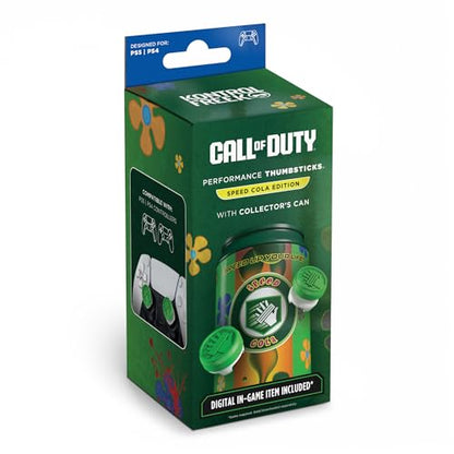 KontrolFreek Call of Duty Speed Cola Performance Thumbsticks: Collector’s Edition for PlayStation 4 (PS4) and PlayStation 5 (PS5) - color: Speed Cola Green