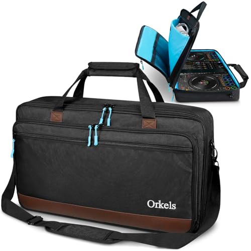 ORKELS DJ Controller Case for DDJ-GRV6, DDJ-REV5, DDJ-REV7, DDJ-FLX6-GT, DDJ-800, XDJ-RR, DDJ-1000SRT, RX, S8, DDJ SX, SX2, SX3, Inpulse 500 DJ Controller - size: DDJ-SX/SX2/SX3/FLX6/FLX10/REV5/REV7