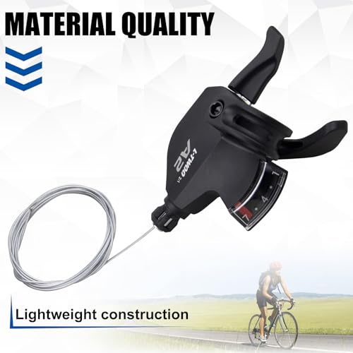 WEEROCK Bike Shifter Lever 7 Speeds Right Thumb Gear Shift Lever for Mountain Bicycle - color: Right 7 Speed