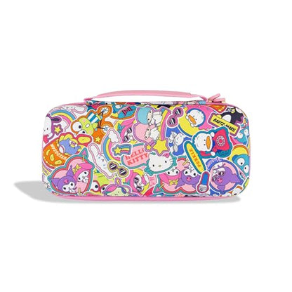 Sonix x Sanrio Carrying Case for Nintendo Switch 2, Switch 1, Lite, OLED, Protective Travel Case with Game Cartridge Storage | Hello Kitty & Friends Stickers - color: Hello Kitty & Friends Stickers