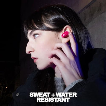 Skullcandy Method 360 ANC Wireless Earbuds with Sound by Bose - Crazy Pink | In-Ear Fit, Premium Active Noise Cancellation, 40 Hours Battery, Sweat and Water Resistant, Microphone for iPhone Android - color: Crazy Pink